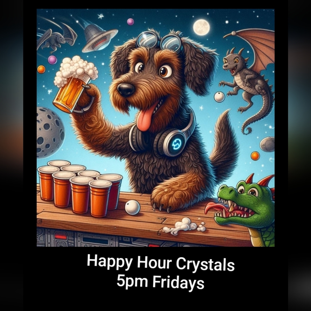 Serving up Crystals Live on Poshmark - Happy Hour Crystals